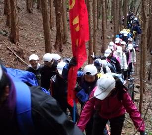 6年生お別れ登山1