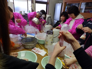 無洗米の非常食用袋詰め