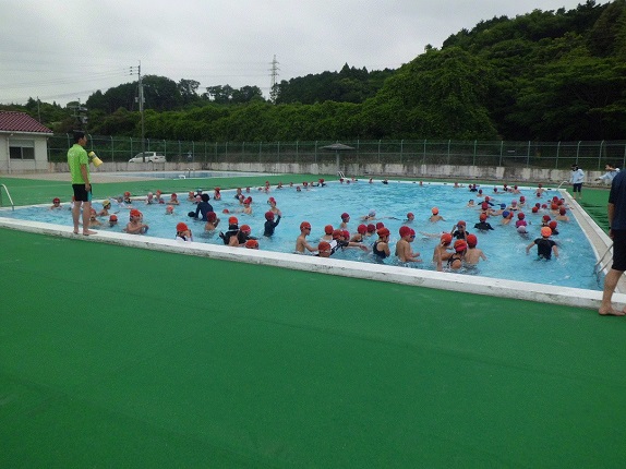 嬉野小学校プール開き