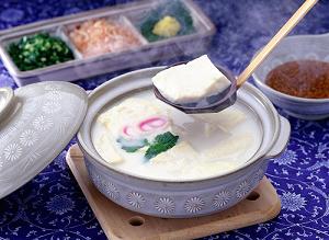 温泉湯豆腐の写真