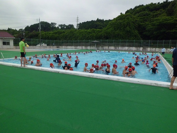 嬉野小学校プール開き 嬉野小学校プール開き
